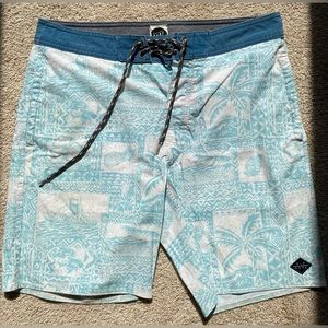 Mens Rip Curl Swim Trunks Size 29